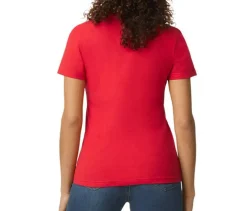 GILDAN GN650L - T-shirt Confort Semi-ajusté en Coton Noir