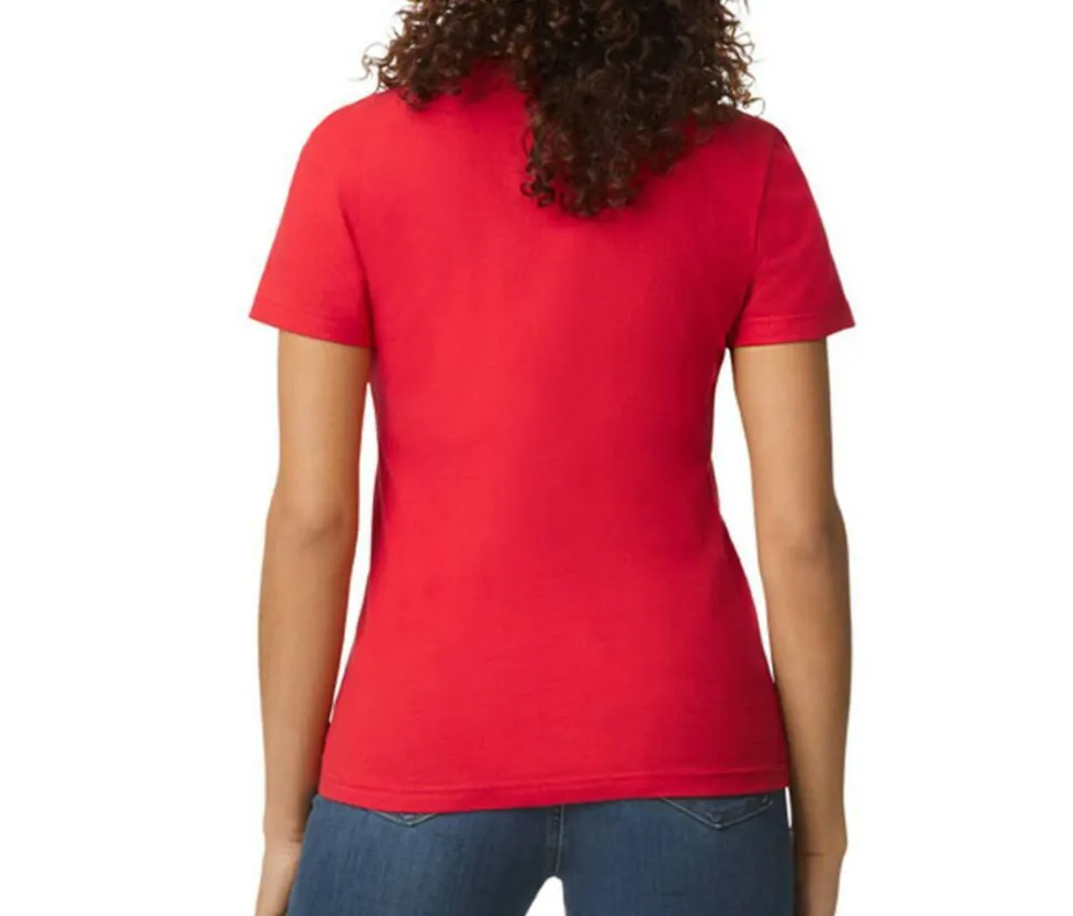 GILDAN GN650L - T-shirt Confort Semi-ajusté en Coton Noir