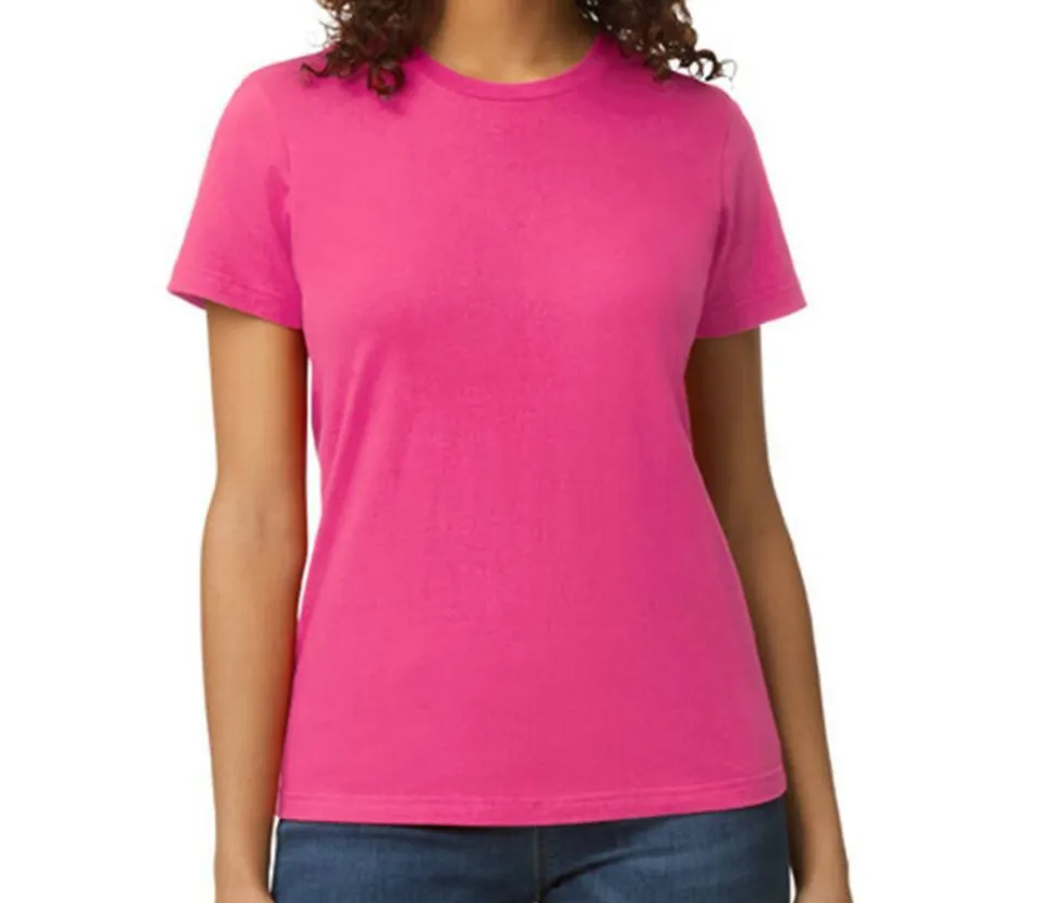 GILDAN GN650L - T-shirt Confort Semi-ajusté en Coton Noir