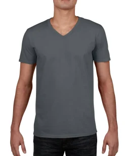 Gildan 64V00 - T-Shirt Homme Col V 100% Coton