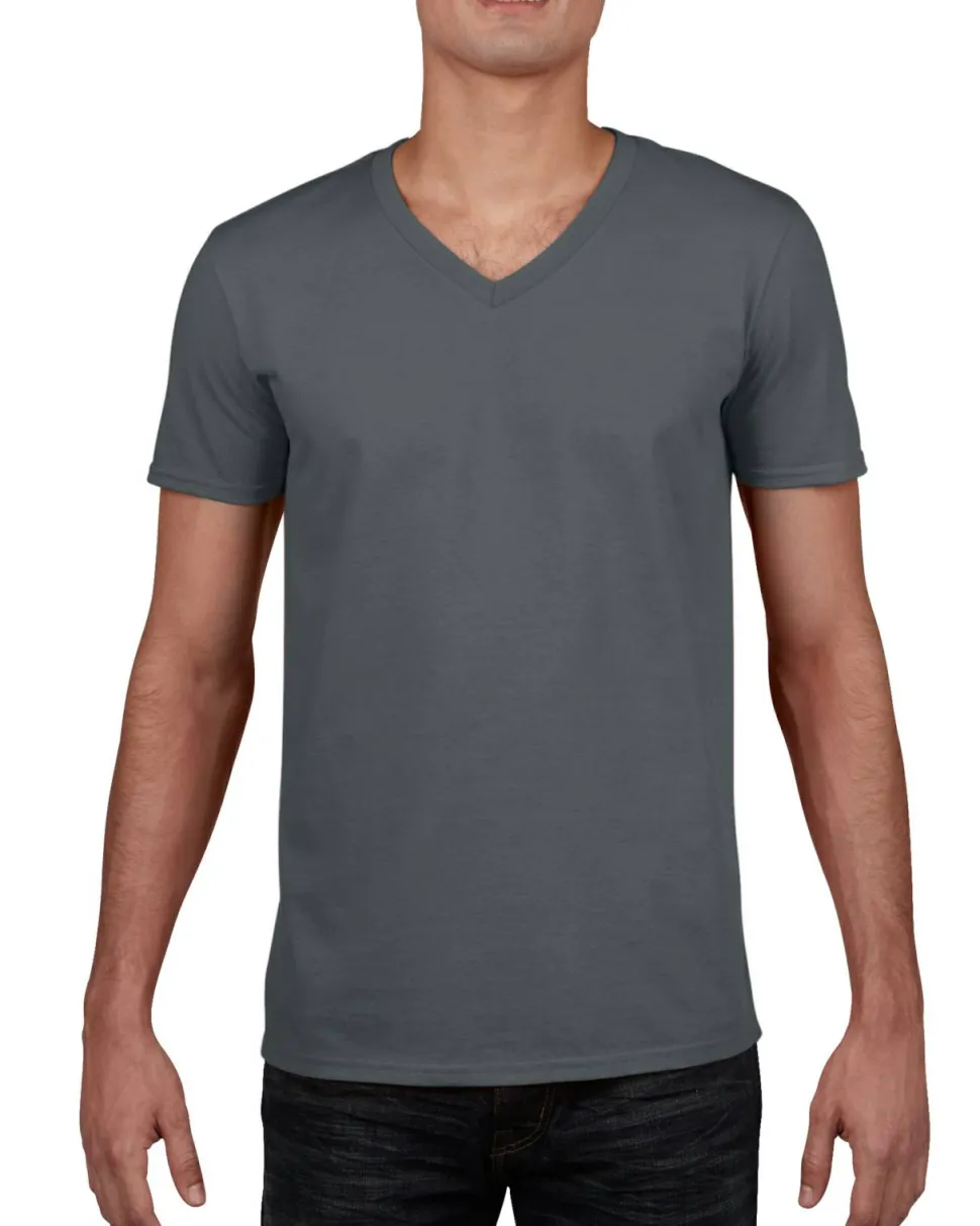 Gildan 64V00 - T-Shirt Homme Col V 100% Coton