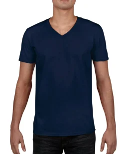 Gildan 64V00 - T-Shirt Homme Col V 100% Coton