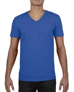 Gildan 64V00 - T-Shirt Homme Col V 100% Coton
