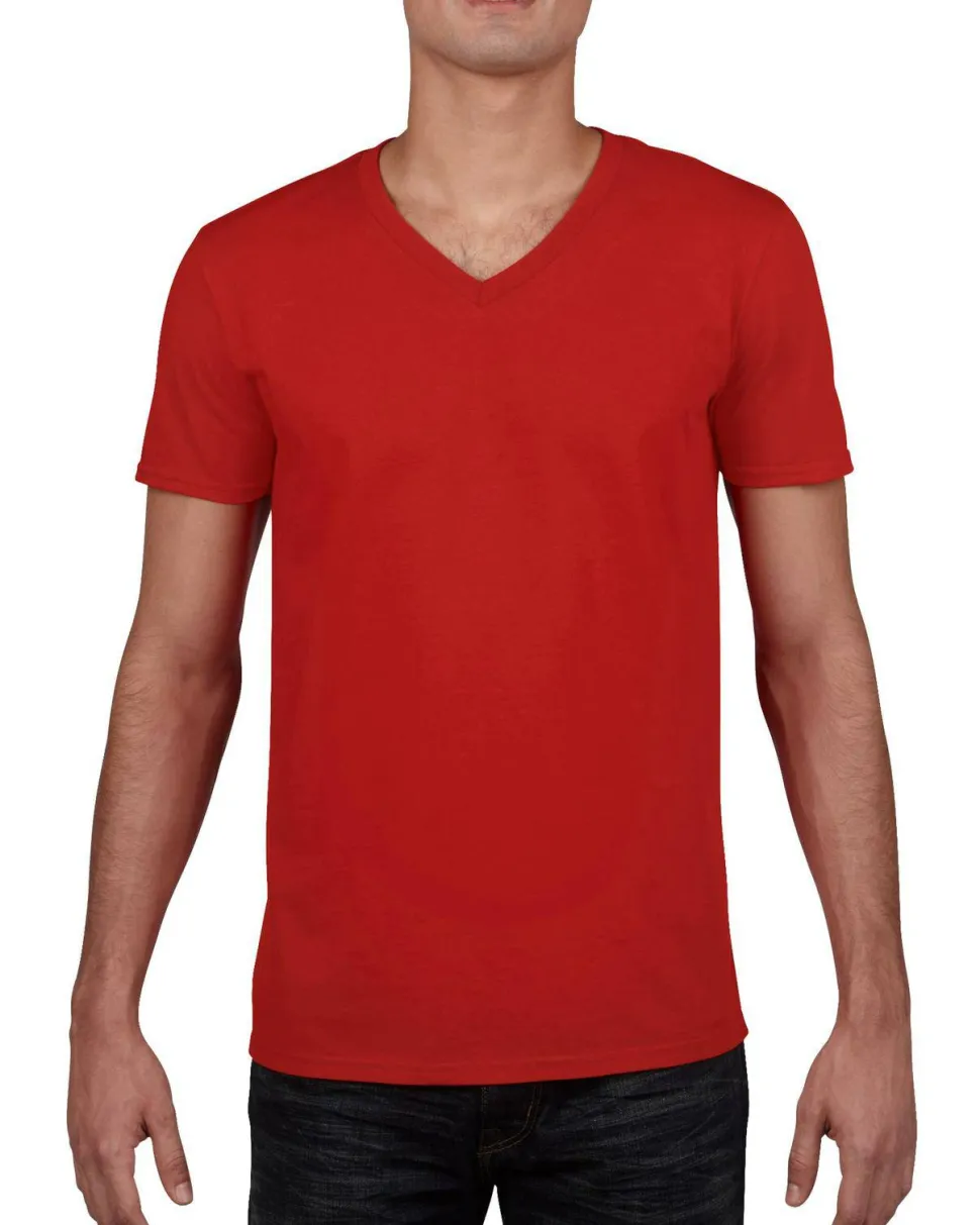 Gildan 64V00 - T-Shirt Homme Col V 100% Coton