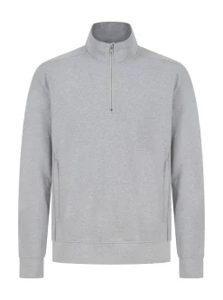 Henbury H842 - Sweat-shirt col zippé unisexe