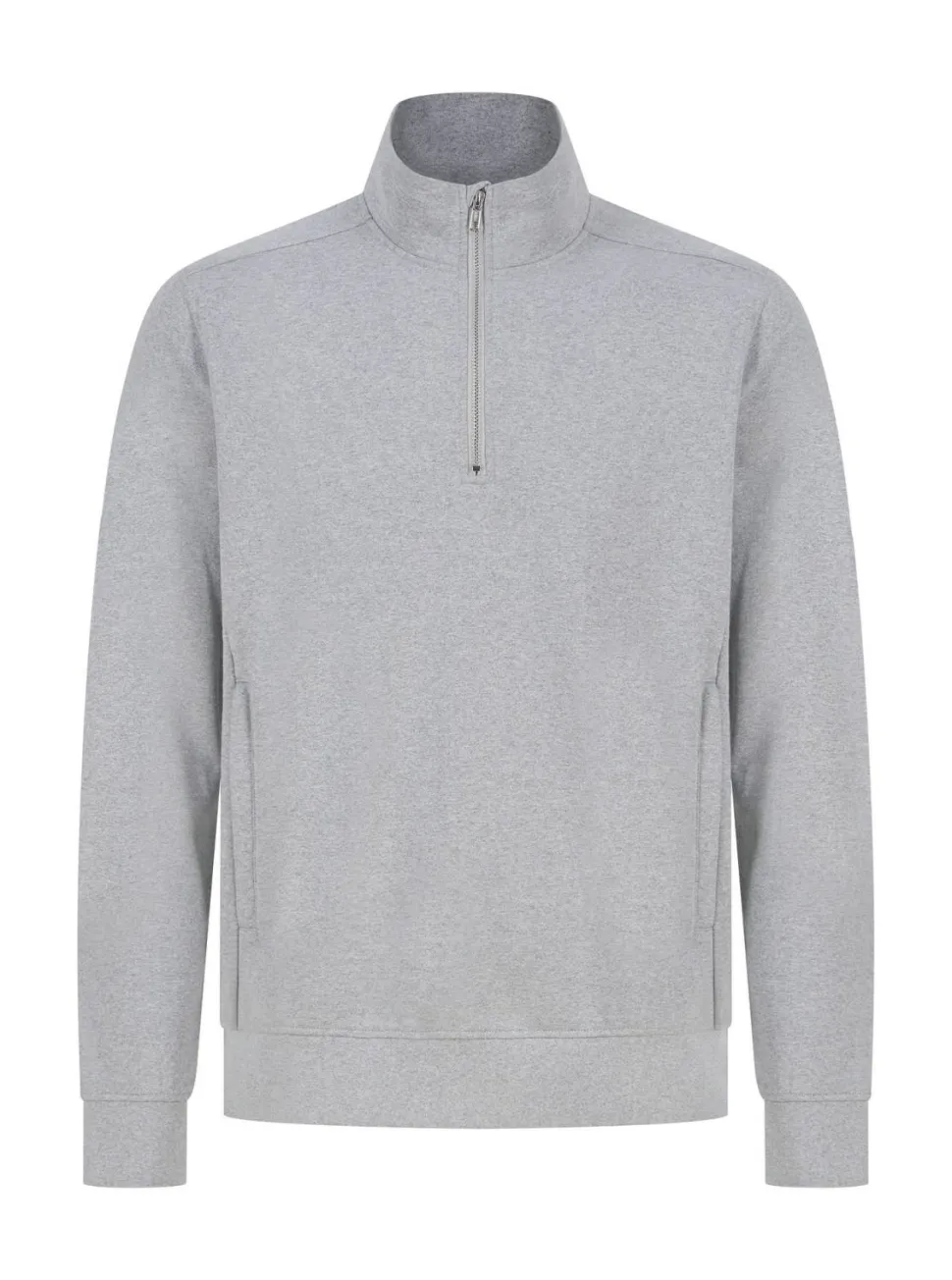 Henbury H842 - Sweat-shirt col zippé unisexe