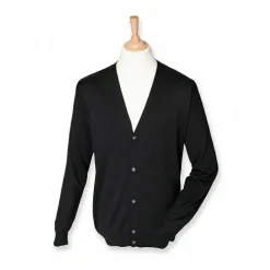 Henbury HB722 - Cardigan à boutons en V Homme