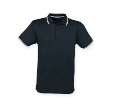 HENBURY HY482 - Polo col et manches contrastés