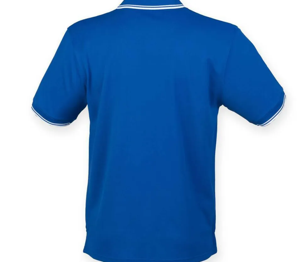 HENBURY HY482 - Polo col et manches contrastés