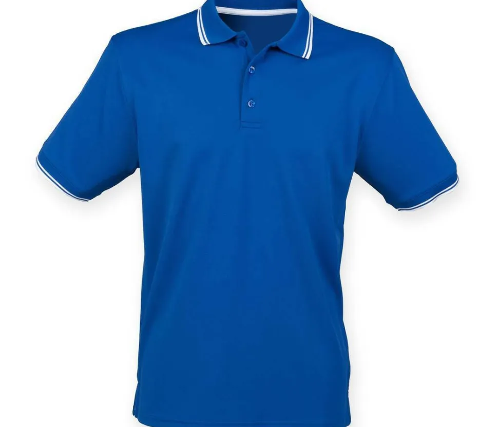 HENBURY HY482 - Polo col et manches contrastés