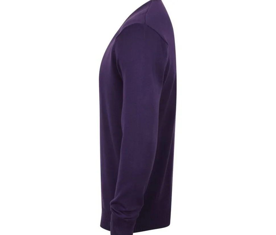 HENBURY HY720 - Pull Col V Élégant pour Homme Henbury