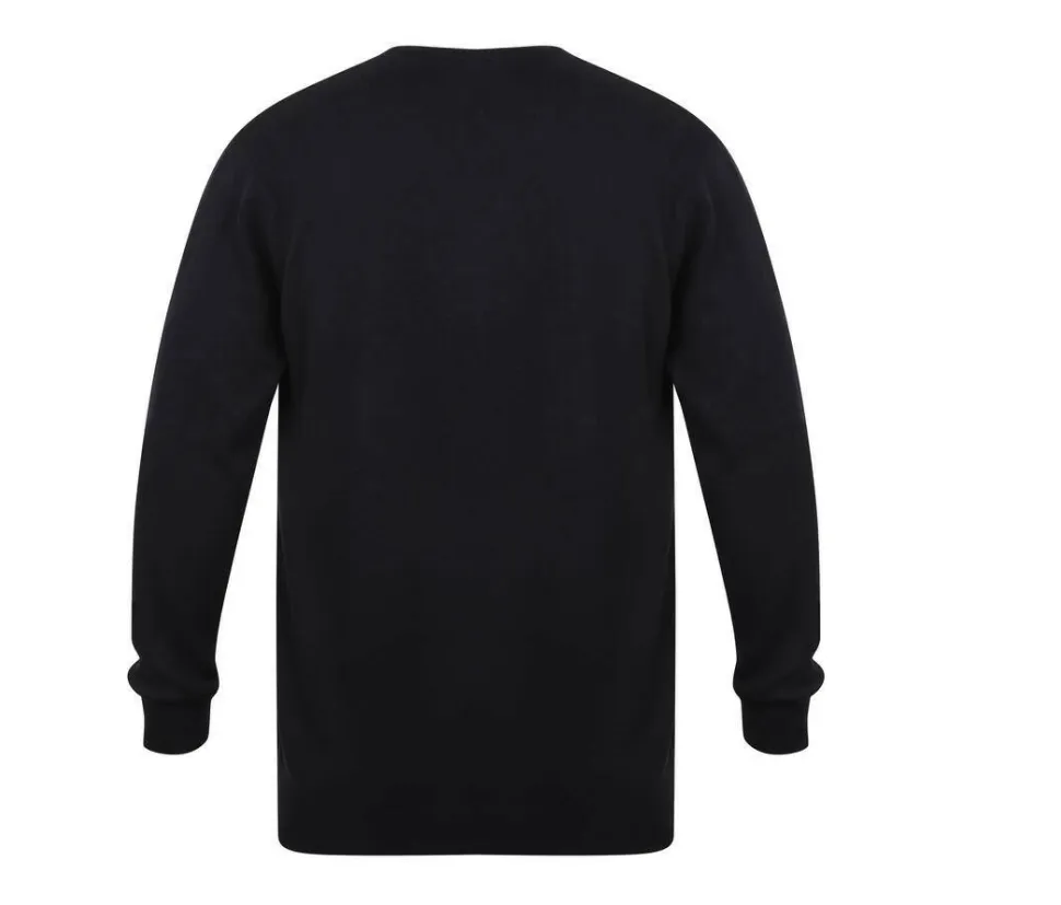 HENBURY HY720 - Pull Col V Élégant pour Homme Henbury