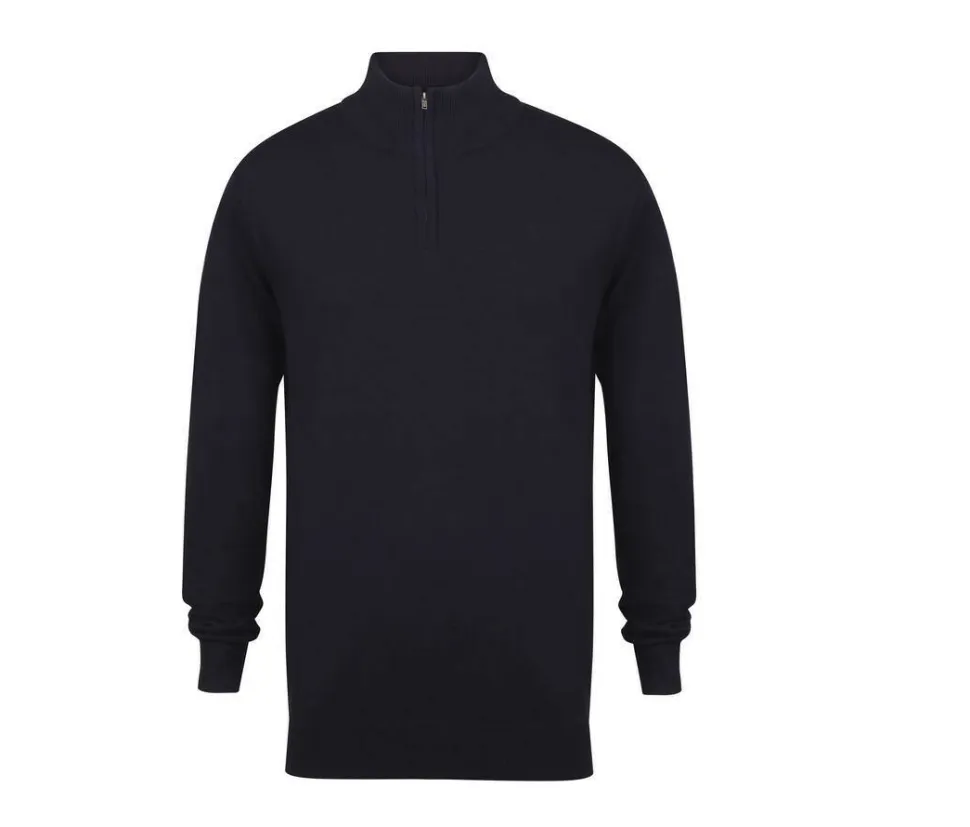 HENBURY HY729 - Pull Col Zippé Élégance et Confort