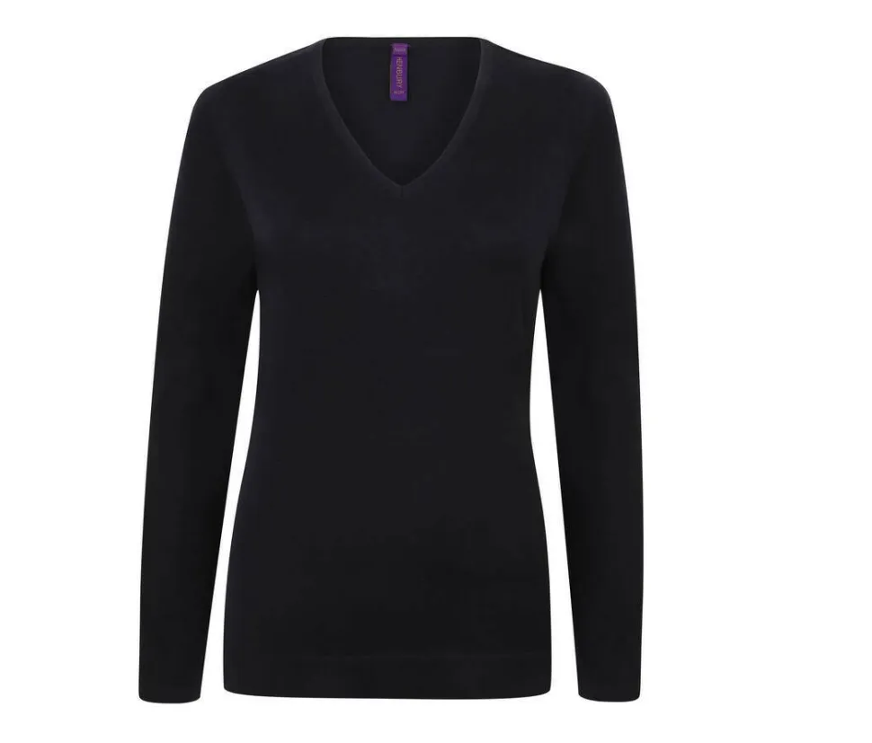 HENBURY HY721 - Pull Élégant Femme Col V Henbury Confort