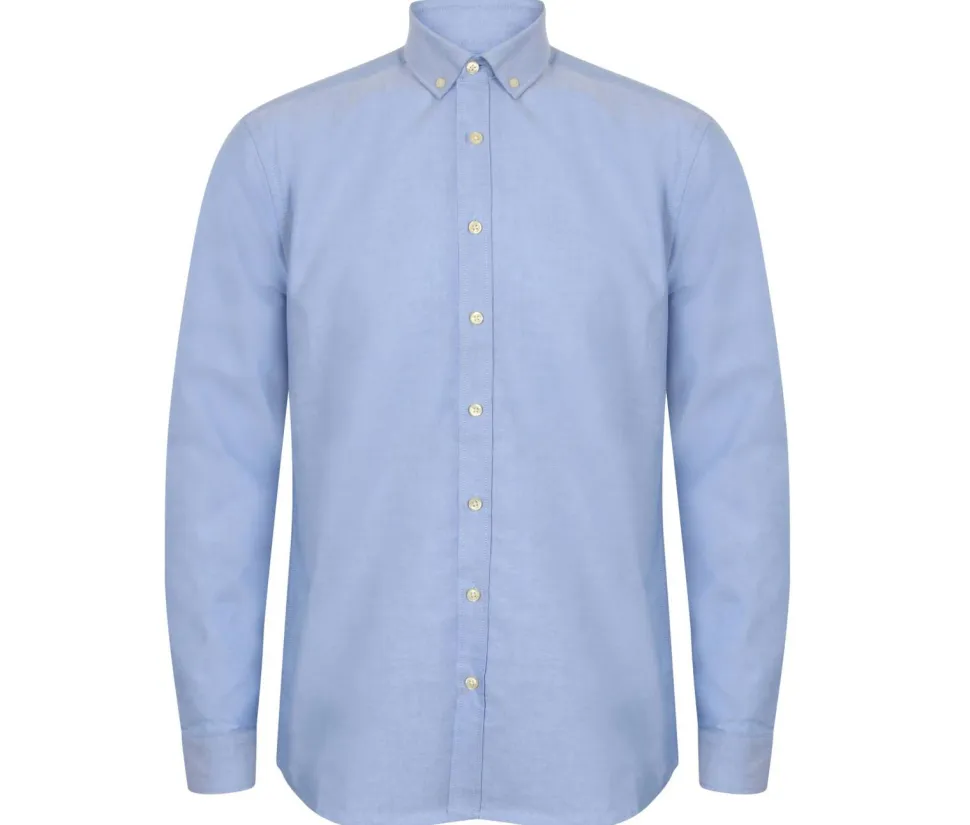 HENBURY HY512C - Chemise Oxford homme