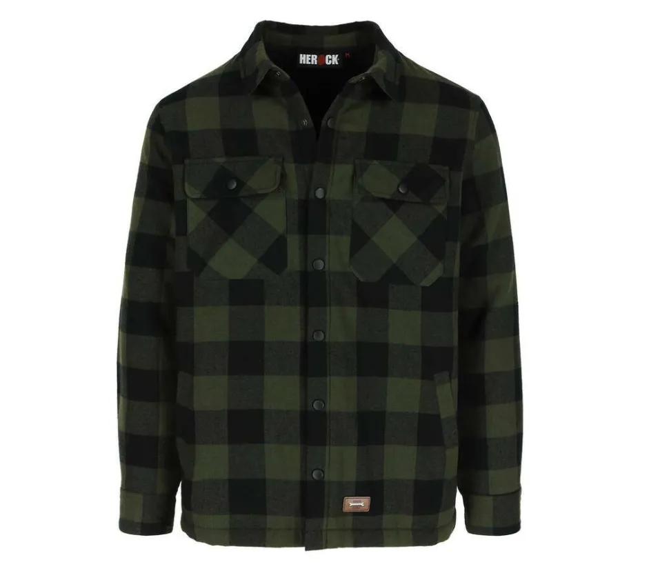 HEROCK HK115 - Chemise Flanelle à Doublure Sherpa Confort