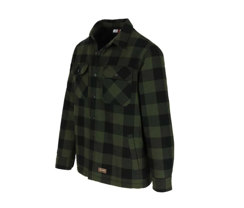 HEROCK HK115 - Chemise Flanelle à Doublure Sherpa Confort