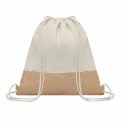 INDIA Sac à cordon avec détails jute - GiftRetail MO9516