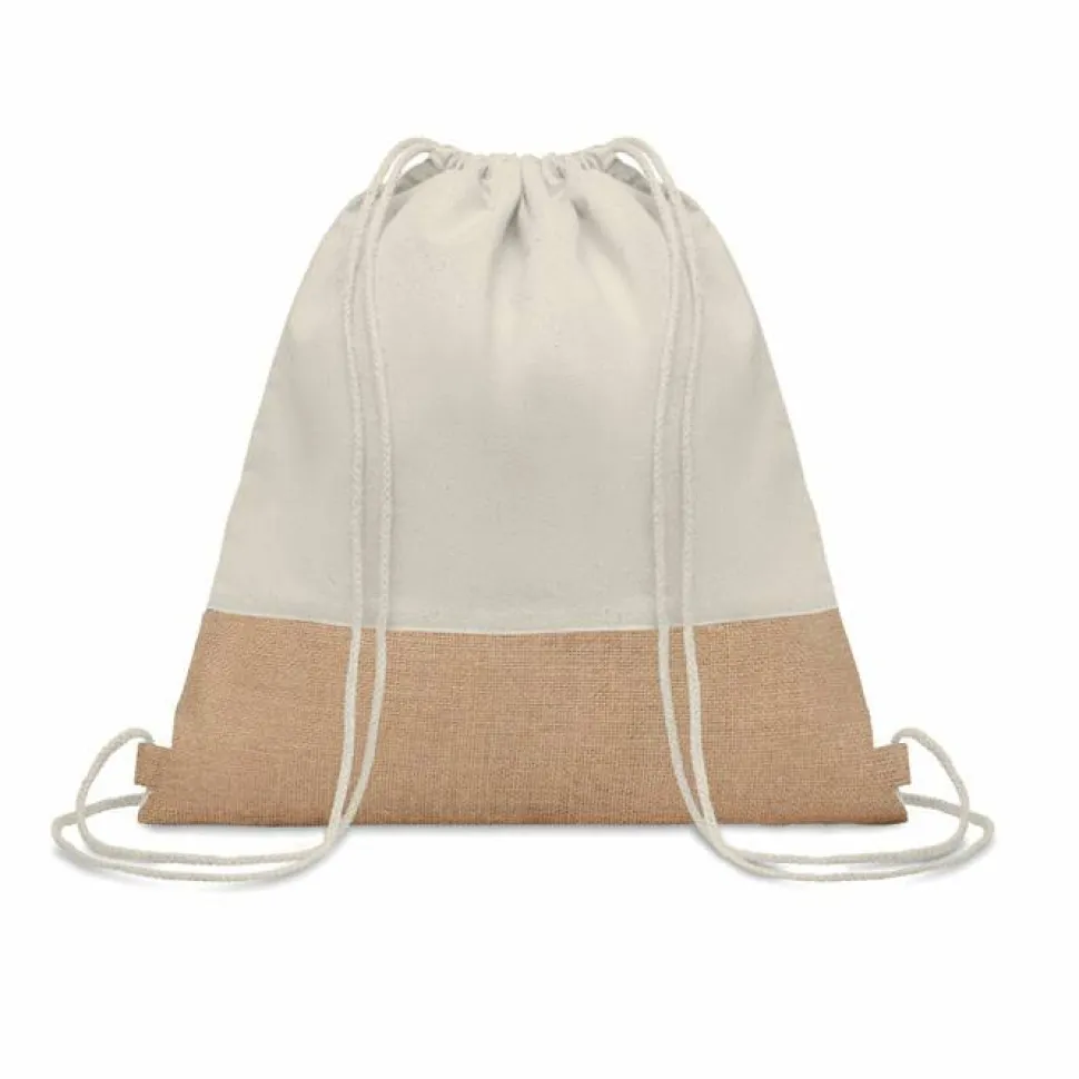 INDIA Sac à cordon avec détails jute - GiftRetail MO9516