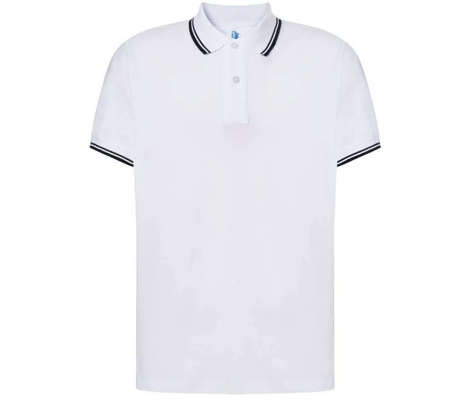 JHK JK205 - Polo homme contrasté