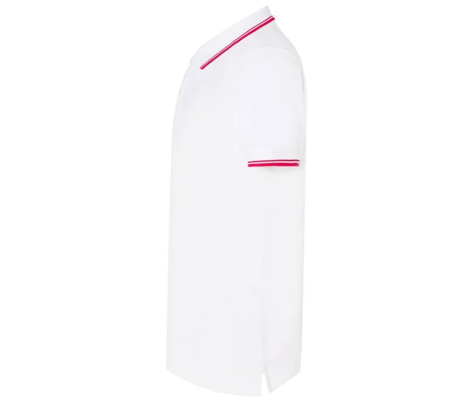 JHK JK205 - Polo homme contrasté