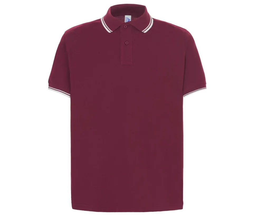 JHK JK205 - Polo homme contrasté