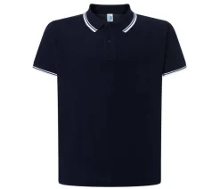 JHK JK205 - Polo homme contrasté