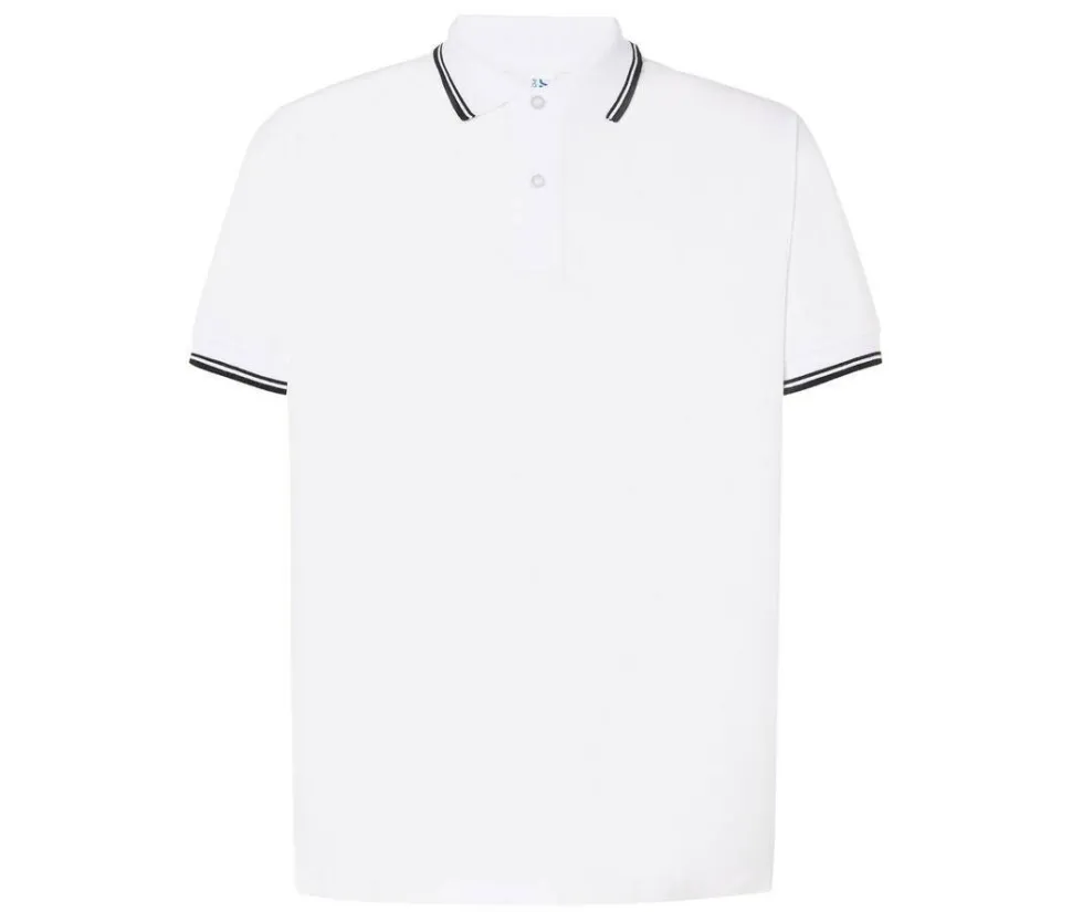 JHK JK205 - Polo homme contrasté