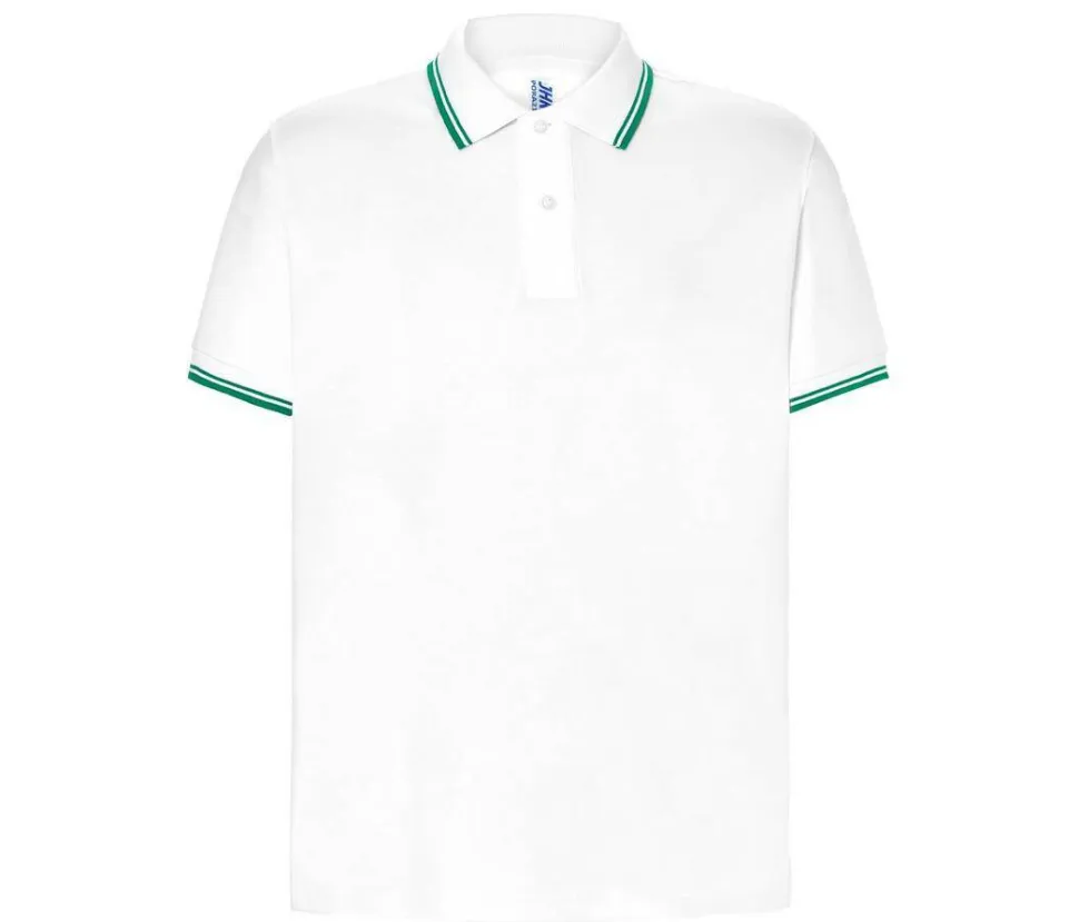 JHK JK205 - Polo homme contrasté