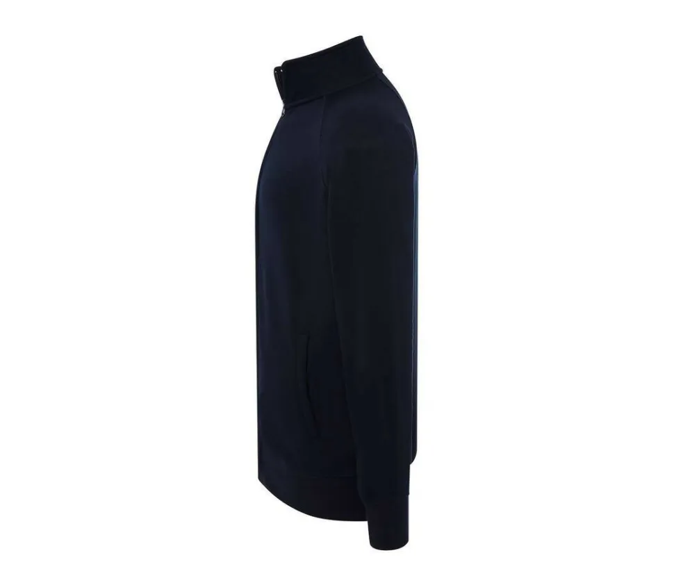 JHK JK296 - Sweat Unisexe à Grand Zip et Col Haut