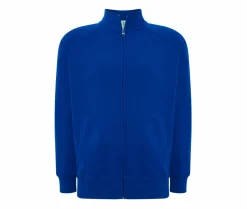 JHK JK296 - Sweat Unisexe à Grand Zip et Col Haut