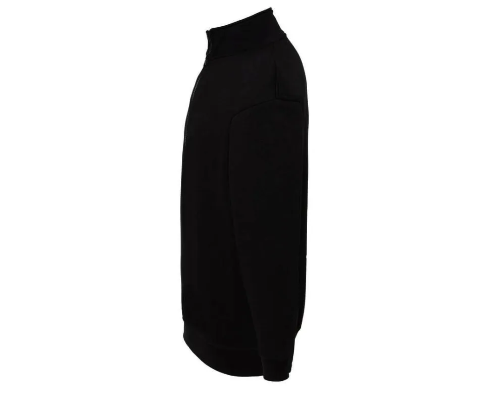 JHK JK296 - Sweat Unisexe à Grand Zip et Col Haut