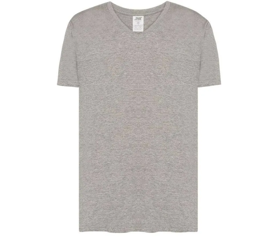 JHK JK401 - T-shirt Col V Confort Doux et Résistant