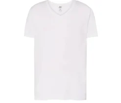 JHK JK401 - T-shirt Col V Confort Doux et Résistant