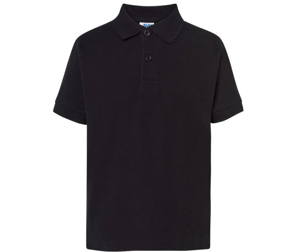 JHK JK210K - Polo Enfant Élégant en Coton Respirant JHK
