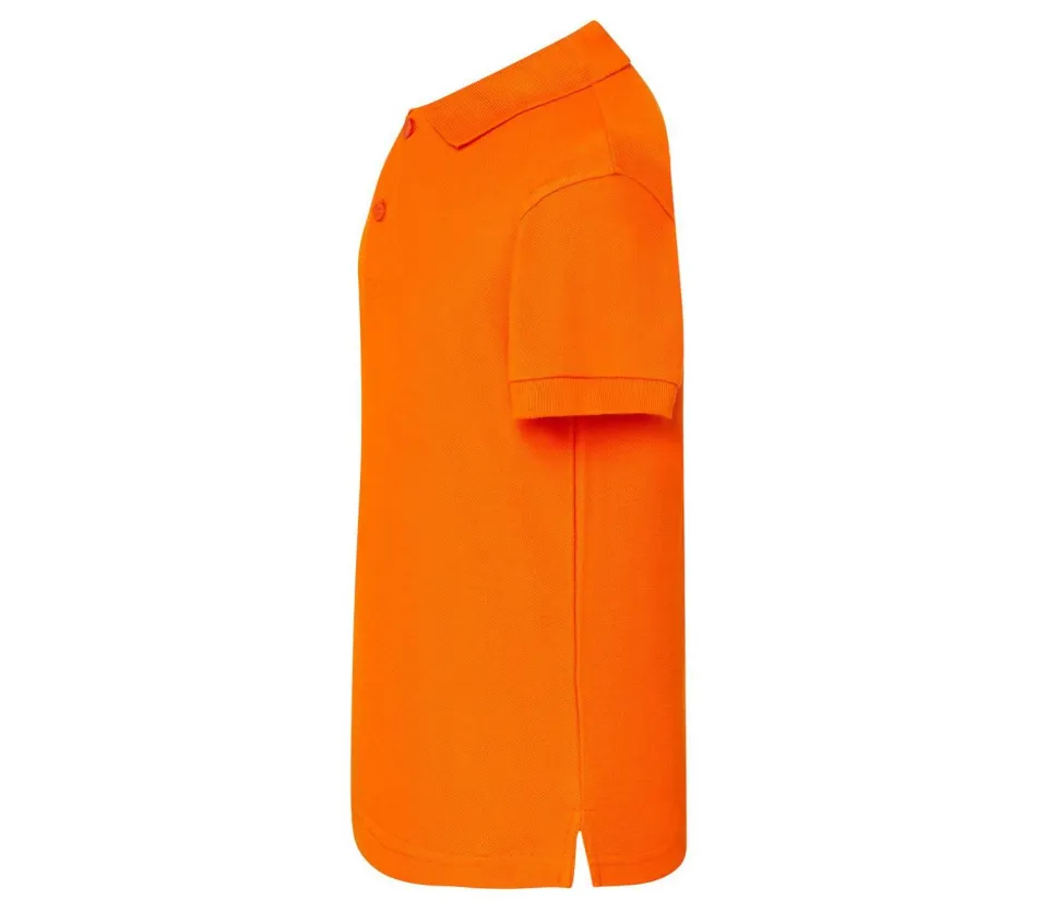 JHK JK210K - Polo Enfant Élégant en Coton Respirant JHK