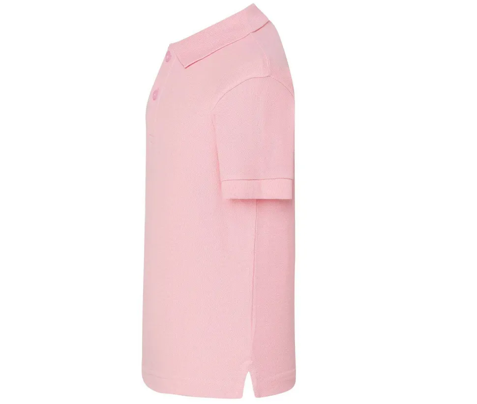JHK JK210K - Polo Enfant Élégant en Coton Respirant JHK