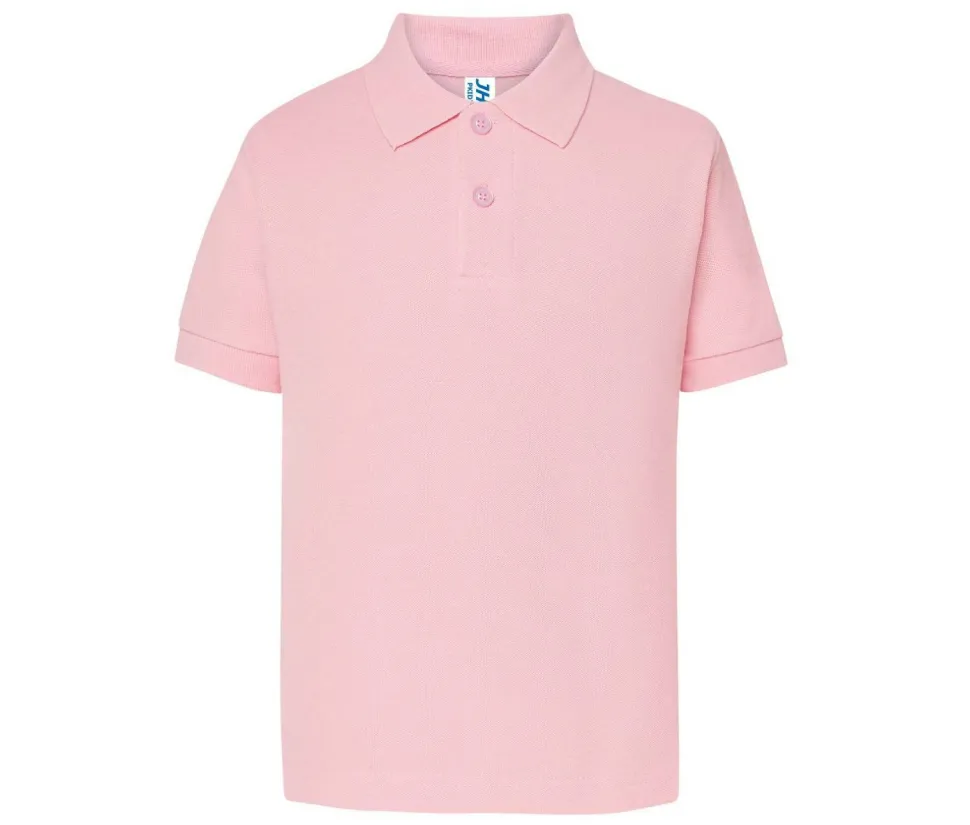JHK JK210K - Polo Enfant Élégant en Coton Respirant JHK
