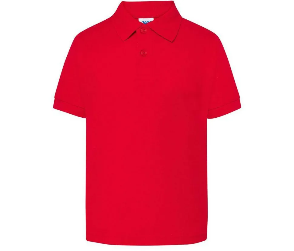 JHK JK210K - Polo Enfant Élégant en Coton Respirant JHK