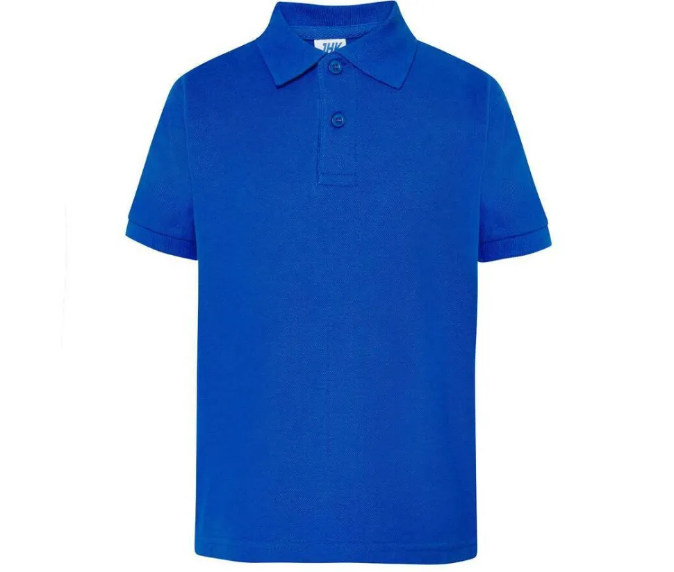 JHK JK210K - Polo Enfant Élégant en Coton Respirant JHK