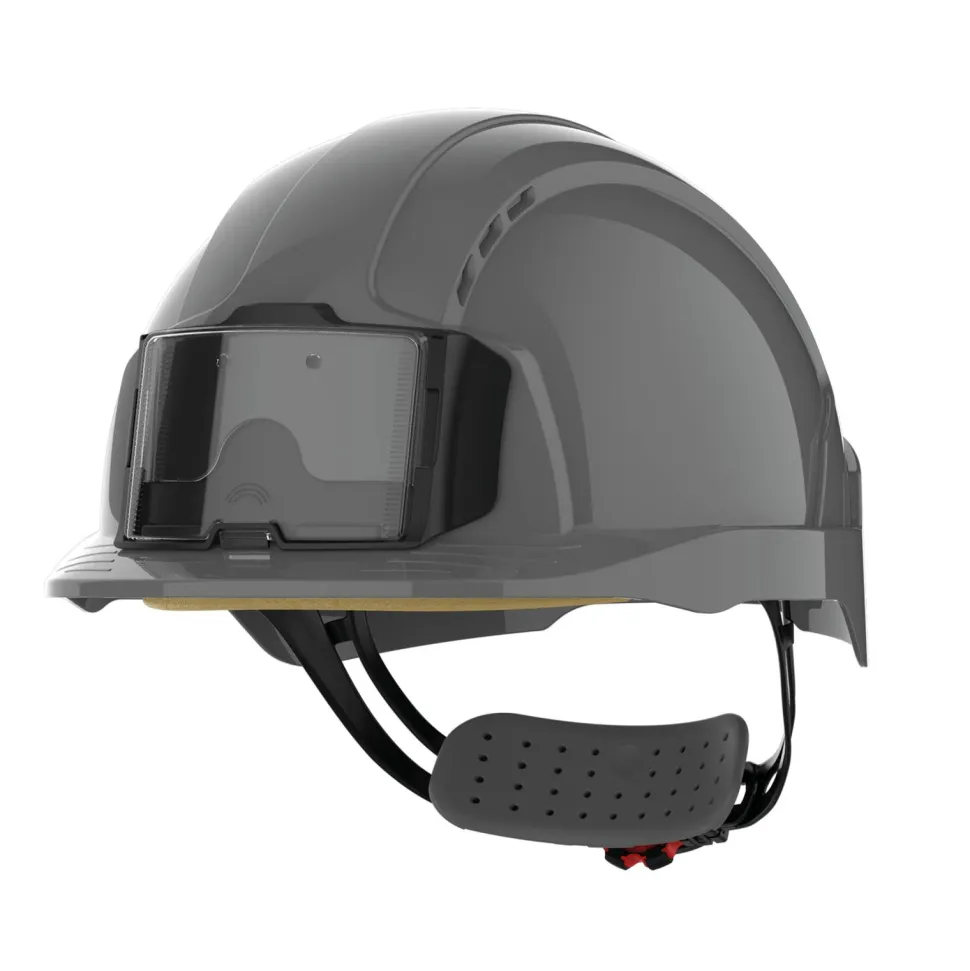 JSP JSAJB173 - Casque de sécurité EVOLite® avec porte badge, ventilé, serrage crémaillère