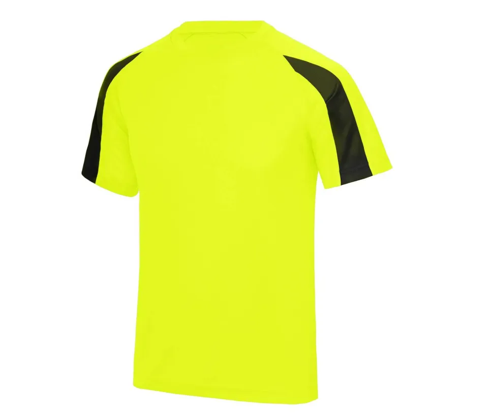 JUST COOL JC003 - Tee-shirt de sport contrasté