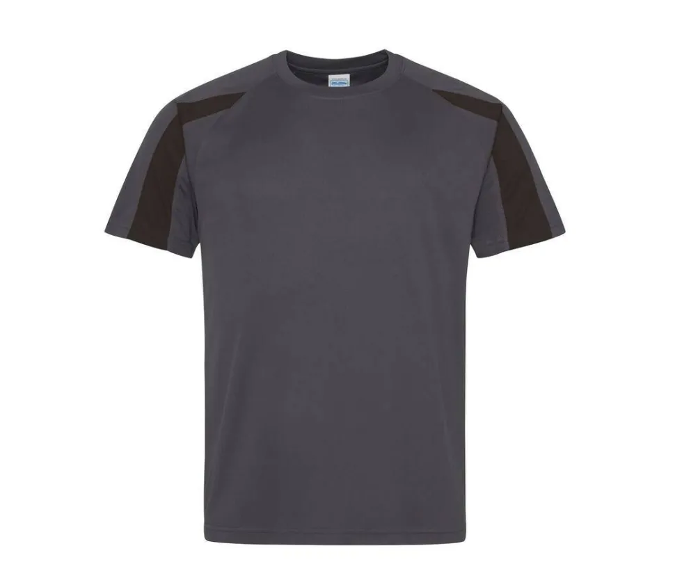 JUST COOL JC003 - Tee-shirt de sport contrasté
