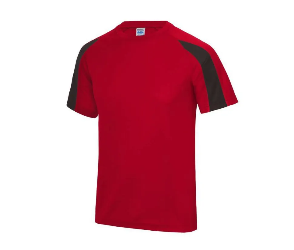 JUST COOL JC003 - Tee-shirt de sport contrasté