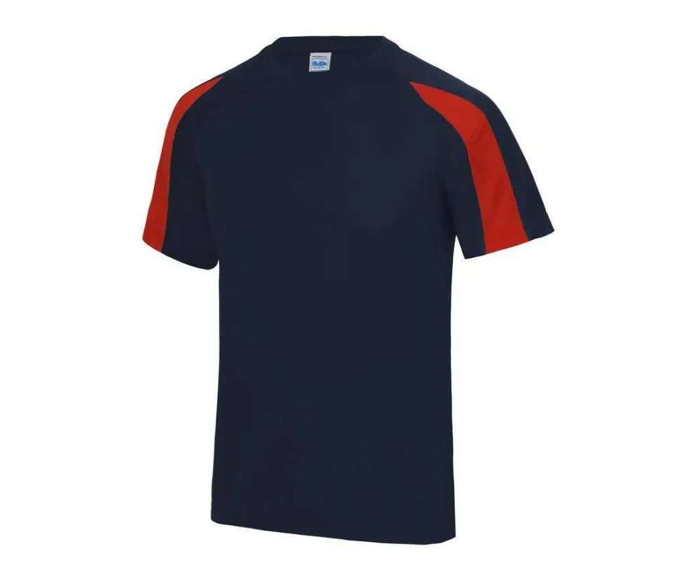 JUST COOL JC003 - Tee-shirt de sport contrasté