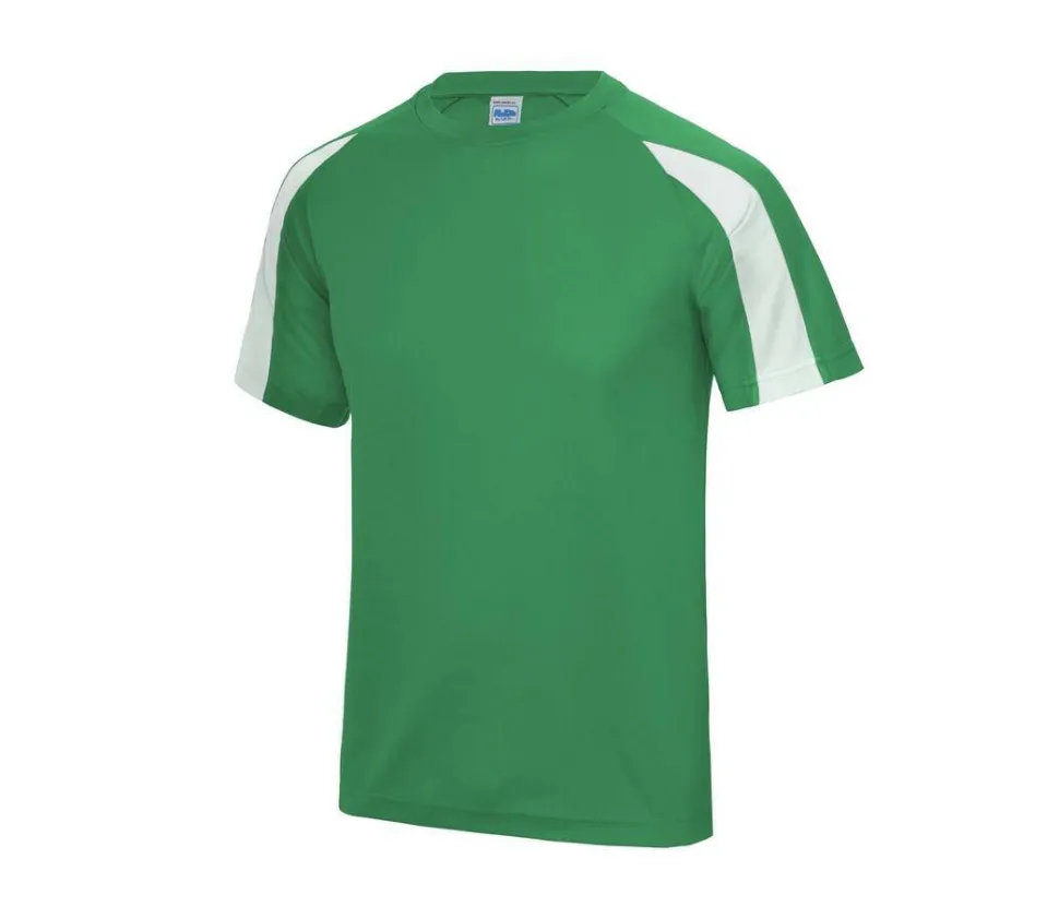 JUST COOL JC003 - Tee-shirt de sport contrasté