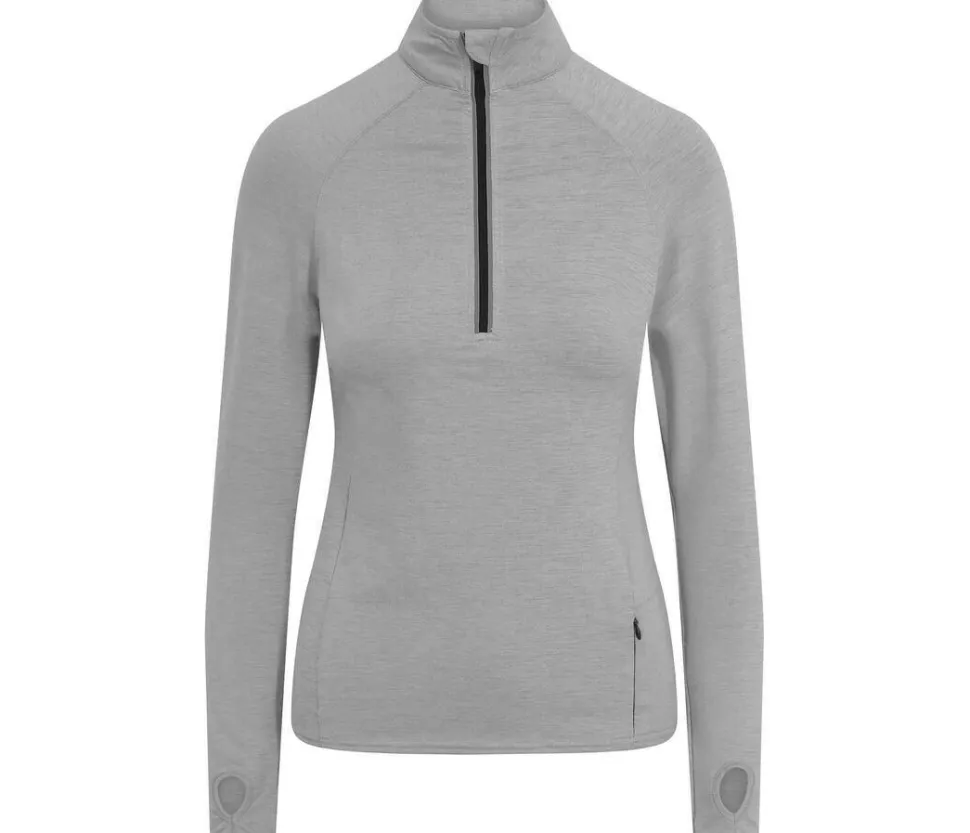 JUST COOL JC035 - T-shirt de sport femme col zippé