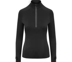 JUST COOL JC035 - T-shirt de sport femme col zippé
