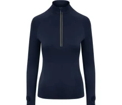 JUST COOL JC035 - T-shirt de sport femme col zippé