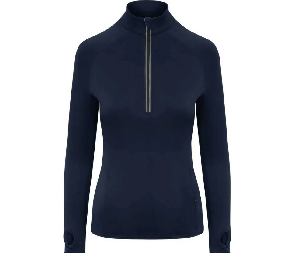 JUST COOL JC035 - T-shirt de sport femme col zippé